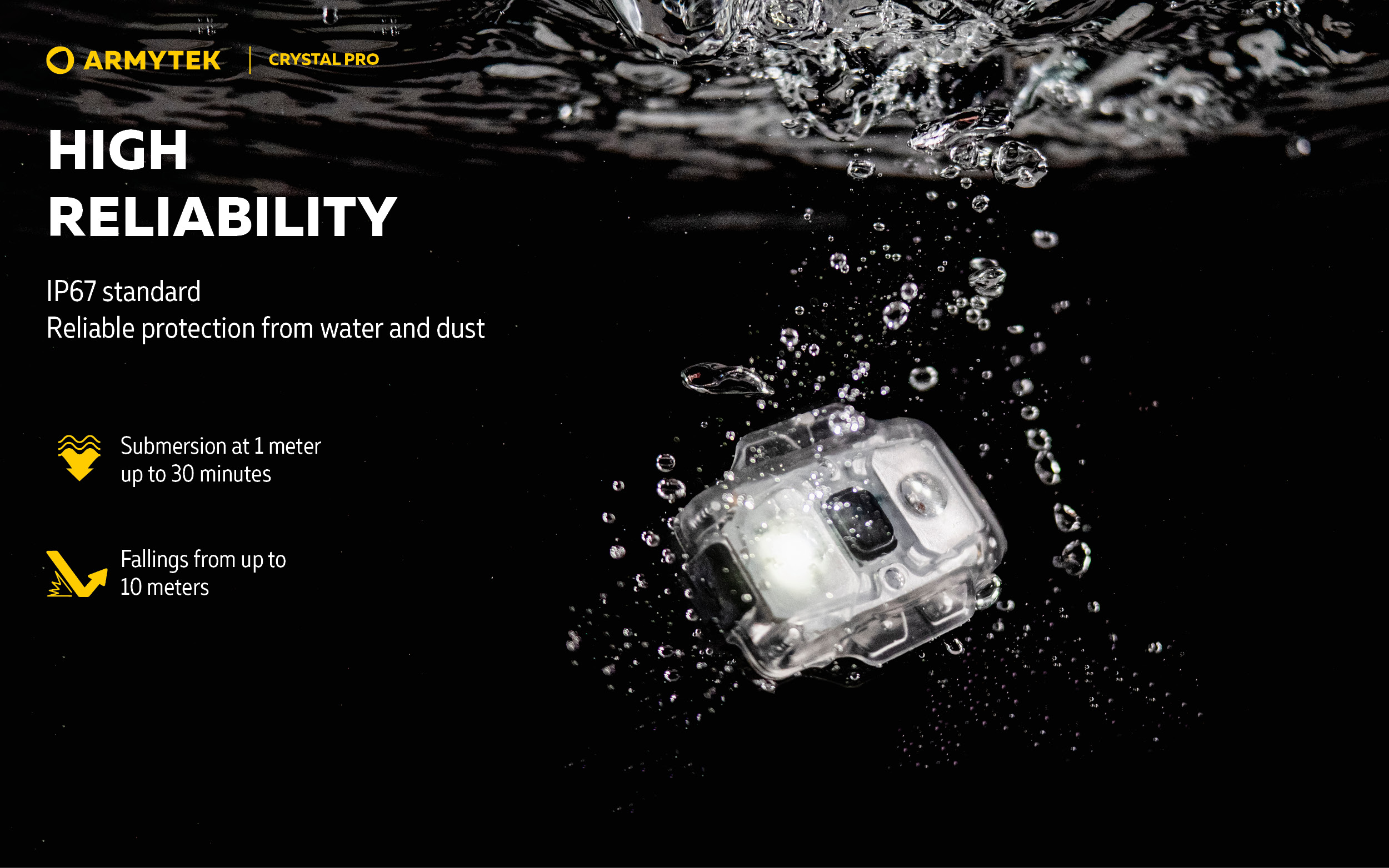 Flashlights :: Models :: Crystal :: Armytek Crystal Pro Blue